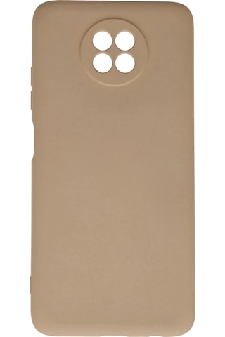Durukar Redmi Note 9 5g Kılıf Nano İçi Kadife Silikon - Bej