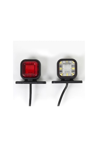 Ahmet Otomotiv 10 Adet Çeray Mini Kare Takoz Led Lamba 12v-24v