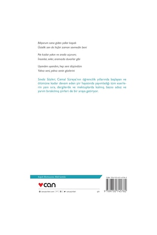 Can Yayınları - Sevda Sözleri - 9789750745782