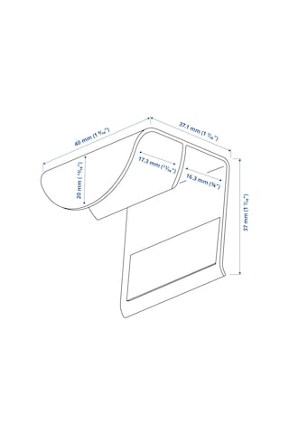 Ikea Bıllsbro Mobilya Kulpu 40 Mm Beyaz