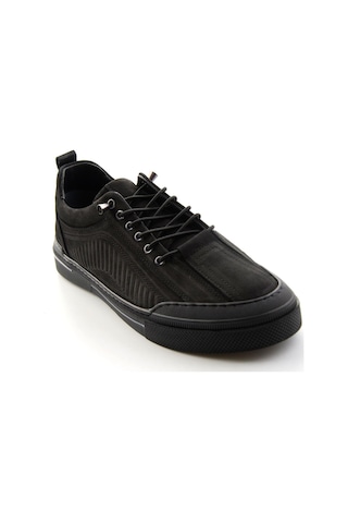 Bambi Siyah Nubuk Hakiki Deri Erkek Sneaker E01438096001