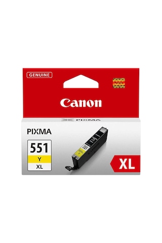 Canon Clı - 551y Xl Sarı Yüksek Kapasiteli  Mürekkep Kartuş 6446b001