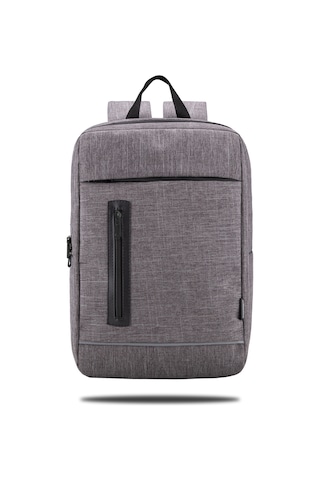Classone RC58-154 Triesta Serisi Geri Dönüştürülmüş Kumaş 15.6" Uyumlu Notebook Sırt Çantası Gri