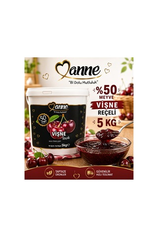 Visne-cilek-karadut Receli 5kg X 3 Adet