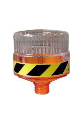 Sarı Fls 128x45mm Solar Flaşörlü Ledli Uyarı Butonu 11819