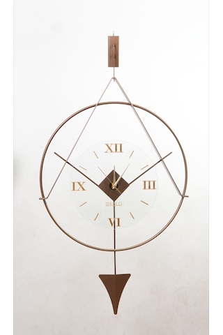 Meridyen Bronz Klasik Bablo Premium Duvar Saatleri