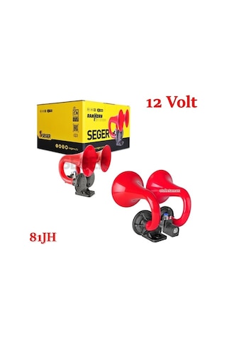 Seger 81Jh 12V Çift Boynuz Korna Daf,Vabis,Man,Scanıa,Marin