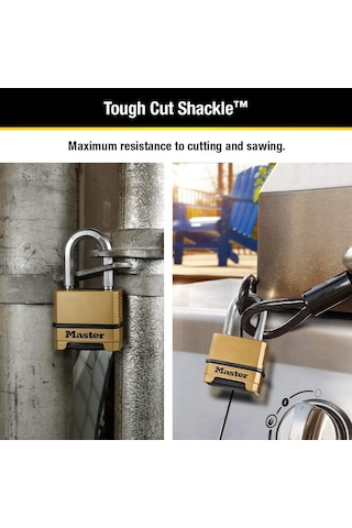 Master Lock Dış Mekanlar Için Sağlam Şifreli Kilit, Çelik Çinko,