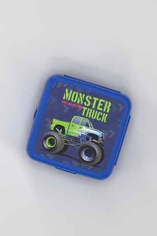 Renga Leya Monster Truck Desenli Pp Çocuk Beslenme Kabı 412003 Mavi Mavi