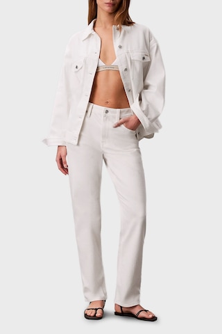 Calvin Klein Bayan Kot Ceket Lv047f759g Asn Beyaz Beyaz