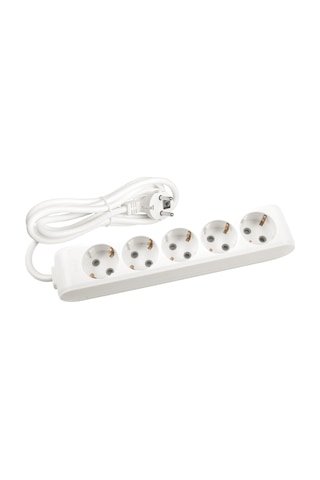 Viko Multi-let 5'li Grup Priz Topraklı Çocuk Korumalı 3 Metre Beyaz - 90113503 Viko Multi-let 5'li Grup Priz Topraklı Çocuk Korumalı 3 Metre Beyaz - 90113503