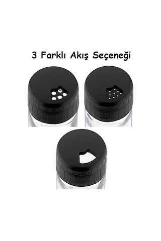 Pine Tuzluk Biberlik Siyah Kapak
