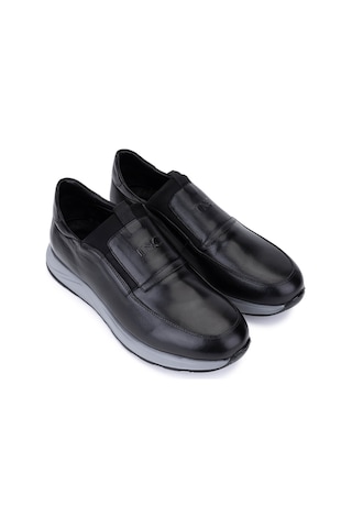 Tamer Tanca Erkek Hakiki Deri Siyah Sneakers & Spor Ayakkabı 537 3816 Erk Ayk Sk25-26 Sıyah Dr/str Siyah