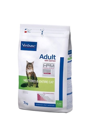 Virbac Adult Neutered Entire Cat Kısırlaştırılmış Somonlu Yetişkin Kedi Maması 7 KG Virbac Adult Neutered Entire Cat Kısırlaştırılmış Somonlu Yetişkin Kedi Maması 7 KG