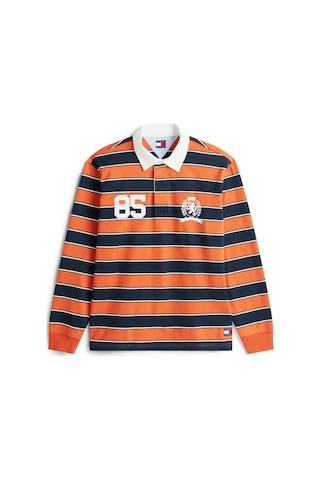 Tommy Hilfiger Tjm Rlx Strıpe Rugby, Szz Turuncu Erkek Polo T-shirt