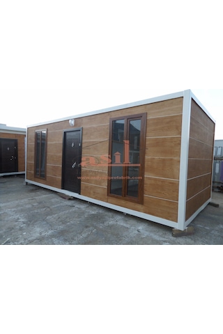 21 M² 1+1 Dış Ahşap Desenli Betopan İç Pvc Lambiri Konut