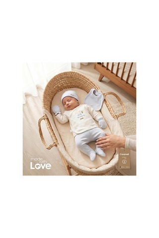 Altıntaş Baby Caramell Moving Car 5'li Hastane Çıkışı Zıbın Seti Moving Car Mavi Moving Car Mavi