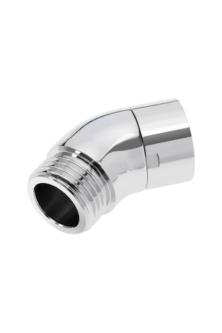 135 Derece Duş Kolu Dirsek Adaptörü, Kulplu Duş Başlığı Dirsek Adaptörü, Krom