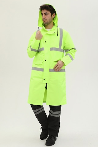 Uniprom Yağmurluk Reflektörlü Yüksek Görünürlü Neon Sarı