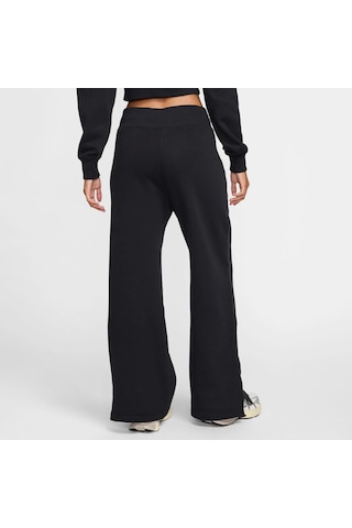 Nike Phoenix Fleece Pant Kadın Eşofman Altı Beyaz Fitil Çizgili-sportxstore Siyah