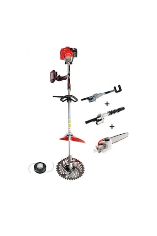 Silen C-52 3.2 KW 4.6HP Yan Tırpan + Çit Kesme + Dal Testere + Zeytin Silkeleme Makinesi