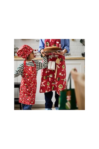Ikea Vınterfınt Ikeamö9-5 Çocuk Mutfak Önlüğü 57 X 57 Cm Çok Renkli