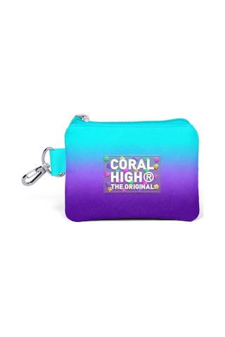 Coral High Kids Turkuaz Mor Renk Geçişli Bozuk Para Çantası 21892