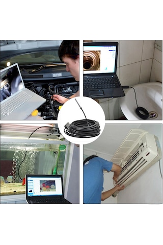 Lemestar 3 Lü Usb Endoskop: 20m 5.5mm Hd Kamera, 720p, Ip67 Su Geçirmez, Otomotiv Ve Endüstriyel İnceleme İçin Pratik Çözüm