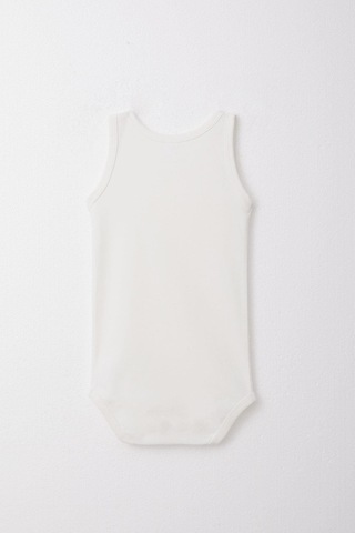 Breeze Kız Bebek Çıtçıtlı Atlet Zıbın Body 9 Ay-3 Yaş, Ekru Ekru