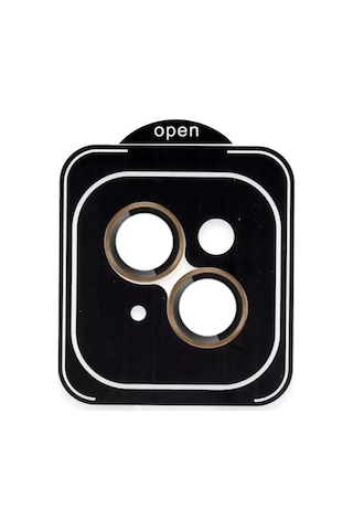 Joko Apple, Uyumlu iPhone 13 Pvd Metal Kamera Lens - Gold