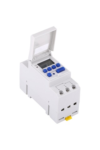 Mufunye Günlük/haftalık Programlı Sayısal Zaman Açma-kapama Anahtarı Thc15a 24v , 16 Açma-kapama, Dakika Hassasiyeti, Lcd Ekranlı, Endüstriyel Kullanim