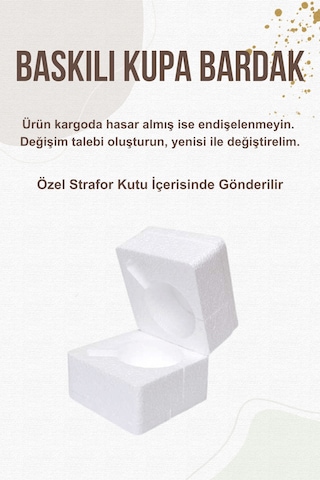 Senin Ruh Halin Hangisi Ruh Hali Baskılı Kupa Bardak Beyaz