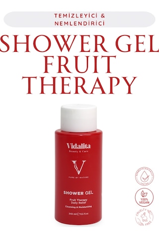 Vidalita Beauty & Care Fruit Therapy Çilek Çekirdeği & Argan Yağı İle Besleyici Ve Canlandırıcı 340 ML