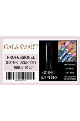Gala Professional Gothic Uzun Tips 500'lü