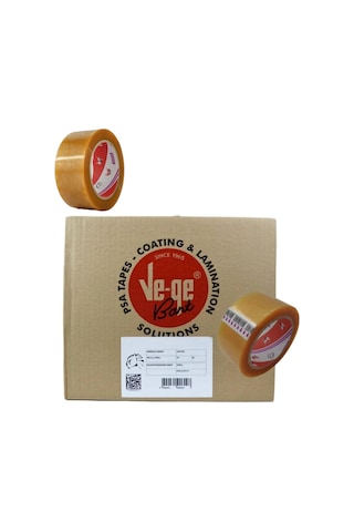 Vege Leopar 45x100 Şeffaf Koli Bandı Koli Bant 1'koli 36'adet 1.k