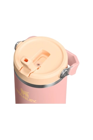 Stanley The Iceflow Flip Straw Pipetli Termos Bardak 0.89 Lt / Peach Rose Pembe