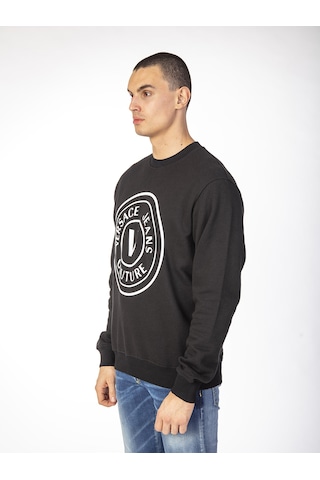 Versace Jeans Couture VERSACE Erkek Sweatshirt VR6398C Siyah