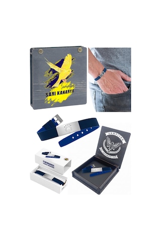 Fenerbahçe Fashion Bold Lacivert Bileklik Uv Kutu