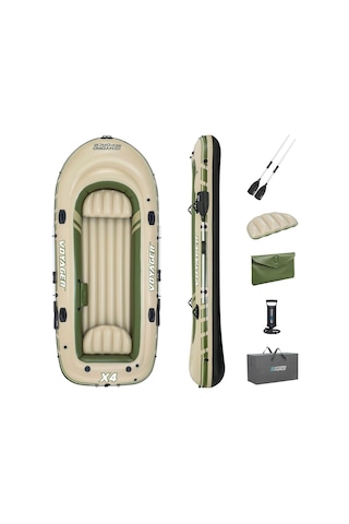 Bestway Hydro-force Voyager X4 Raft Şişme Bot Set