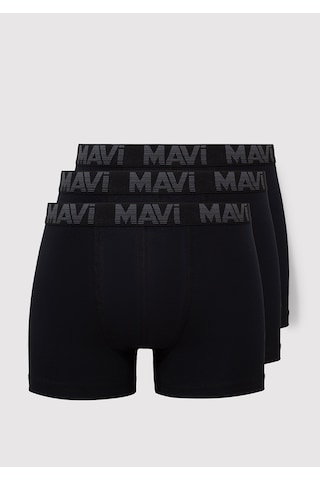 Mavi - 3Lü Siyah Basic Boxer Seti 0911504-900 Siyah