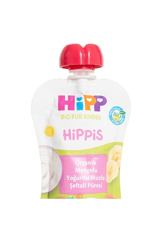 Hipp Organik Mangolu Yoğurtlu Muzlu Şeftali Püresi 100 G