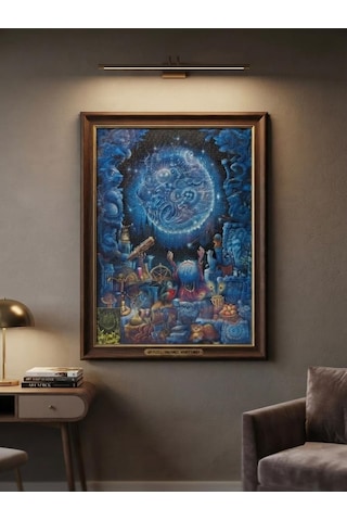 1000 Parça Neon Series Gece Temalı Puzzle - Astronomi Temalı Karanlıkta Parlayan Yapboz