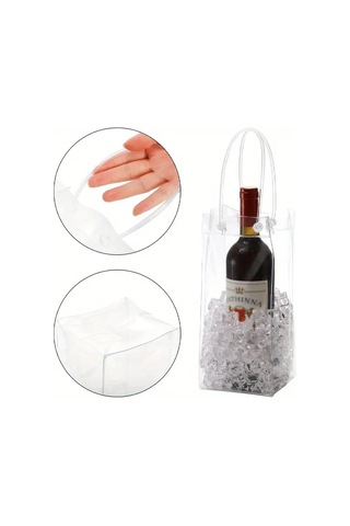 Cordial 5 Adet Taşınabilir Katlanır Pvc Şarap Soğutma Çantası - Şampanya Bira İçecek