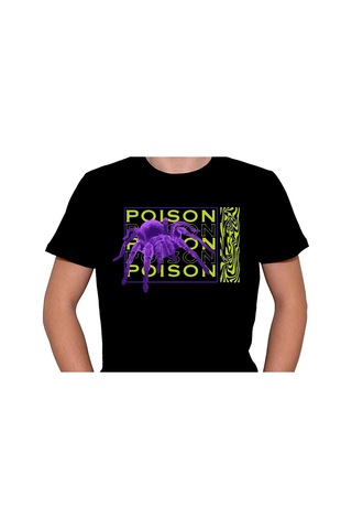 Poison Örümcek Spider Ağ Animal Tişört Unisex T-shirt 001