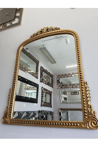 Ayna Denizi Lady Gold Model Altın Renk Dekoratif Ayna