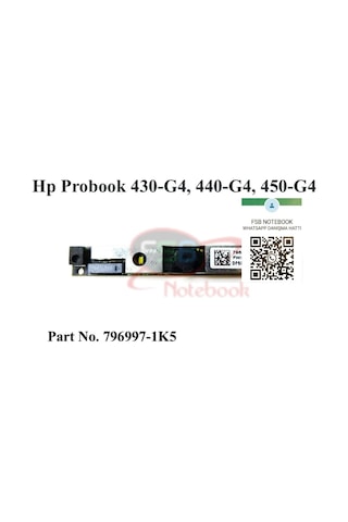 P Probook 450 G4 , 455 G4 Notebook Dahili Kamera Webcam 796997-2l5 , Dfsmk018544cc4 10 Pin