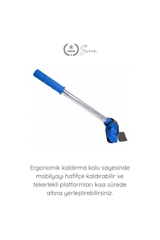 Eşyataşıma Mobilya Taşıma Kaydırma Aparatı Eşya Krikosu Tekerlekli Ağır Yük Taşıma Seti Kaldırma Ko