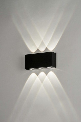 Elektrikle Çalışır, 12 Watt 3000 Kelvin Ledli, İç Ve Dış Mekan Aplik, Yüksek Işık Güçlü Led Aplik Gün Işığı
