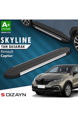 S-dizayn Renault Captur Skyline Krom Yan Basamak 173 Cm 2013-2020 A+ Kalite