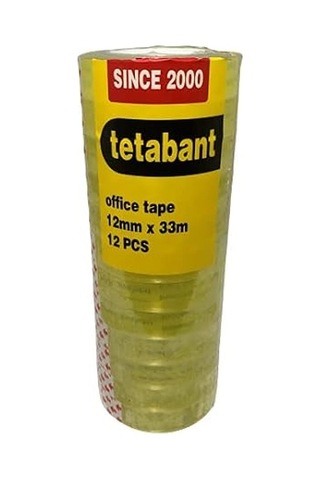 12 Mm X 33 M Kırtasiye Bandı-12 Adet 1